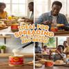 Canned Cheese 6x Tastee Cheese Spread Tastee- Small 8.8 OZ Bundle with Silicone Spatula Jamaican Cheddar- Spread for Culinary Creations, Pairings & Holiday Feasts Gift Set (7 Items) view 4