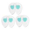 COOLHIYA 3 Pairs Forefoot Inserts for Women High Heel Shoes Gel Metatarsal Pads Cushioning Pressure Relief Impact-Resistant Comfortable Foot Cushions with Wave Texture Invisible Insoles view 1