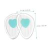COOLHIYA 3 Pairs Forefoot Inserts for Women High Heel Shoes Gel Metatarsal Pads Cushioning Pressure Relief Impact-Resistant Comfortable Foot Cushions with Wave Texture Invisible Insoles view 2