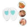 COOLHIYA 3 Pairs Forefoot Inserts for Women High Heel Shoes Gel Metatarsal Pads Cushioning Pressure Relief Impact-Resistant Comfortable Foot Cushions with Wave Texture Invisible Insoles view 3