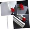 Anneome Clear Cellophane Wrap Roll Thick Mil Transparent Flower Wrapping for Bouquets Baskets Arts and Crafts Moisture and Dirt Resistant Packaging view 4