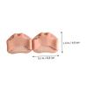 Beatifufu Silicone Forefoot Pads for Women High Heels Breathable Honeycomb Anti-wear Insoles Skid-Resistant Cushions for Relief and Comfortable Walking Wide Skin Tone view 2