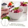 PLAFOPE 100pcs Disposable Dessert Spoons Lightweight Plastic Tasting Spoons for Parties Ice Cream Cake Festival Catering Use view 3