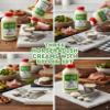 3x Horseradish Sqz Crm 12oz Bundle with Stainless Steel Silver Measuring Spoon Set Creamy Prepared -Sauce for Cooking, Condiments & Seasoning Gift Set (4 Items) view 4