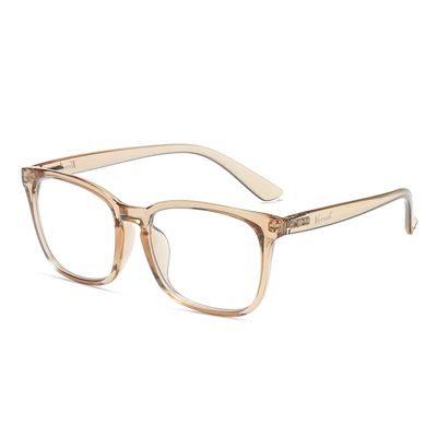 Versol Blue Light Blocking Glasses for Men Women Anti Eyestrain Computer Glasses with Metal Hinges, Lightweight Frame VS08-Brown