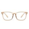 Versol Blue Light Blocking Glasses for Men Women Anti Eyestrain Computer Glasses with Metal Hinges, Lightweight Frame VS08-Brown view 2