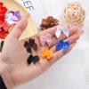 1000Pcs Mini Satin Ribbon Bows Handmade Thread Tied Polyester Ribbon Bow DIY Clothing Accessories Gift Box Decoration(White) view 2