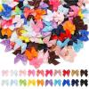 1000Pcs Mini Satin Ribbon Bows Handmade Thread Tied Polyester Ribbon Bow DIY Clothing Accessories Gift Box Decoration(White) view 4