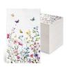 100-Pack Wildflower Napkins, Disposable Bathroom Hand Towels, Floral Decor for Weddings, Baby Showers, Birthdays, Bridal Parties Eco-Friendly Design view 1