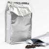 Soulake Coffee Bags, 12mil Stand Up Flat Bottom Pouch with one-way Air Valve and Reusable Side Zipper(Silver, 200PCS-Small-0.5lb/8oz/250g) view 1
