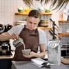 Soulake Coffee Bags, 12mil Stand Up Flat Bottom Pouch with one-way Air Valve and Reusable Side Zipper(Silver, 200PCS-Small-0.5lb/8oz/250g) view 2