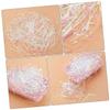 Anneome Iridescent Transparent Pet Shredded Paper Box Filler Pack for Basket Filling Party Favor Wrapping DIY Centerpieces Versatile Packing Paper for Shipping and Packaging Accessories view 2