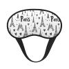Eye Sleep Masks for Women Men - Elastic Band Blackout Eiffel Tower Heart Print Travel Eye Masks for Sleep Airplane, Comfy Night Sleeping Mask Cover for Nap and Party Games view 1