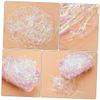 Beatifufu Transparent White Pet Shredded Paper Filler Bag Lightweight Recyclable Crinkle Cut Box Filler for Baskets Party Packaging Wedding Birthday Christmas Supplies view 1