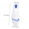 KOMBIUDA Clear Silicone Shoe Inserts for Plantar Fasciitis Relief Breathable Ventilated Insoles with Arch Support and Heel Cushioning Flexible Pads for Sports Shoes view 2