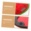 Anneome High Precision Watermelon Design Weight Scale Portable Electronic Fitness Management Scale for Home and Travel Easy Activation Mini Cartoon Body Weight Balance view 3