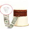 AOODOOM 100pcs Cake Money Box Transparent Bag, 3.2x7.9In Resealable Cellophane Adhesive Self-Sealing Clear Plastic Packing Bag for Birthday Wedding Party Decoration view 2