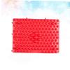 IWOWHERO 2pcs Red Reflexology Foot Massager Pads with Acupressure Pellets for Heel Arch Toe Relief and Relaxation Foot Massage Mat for Home Therapy view 4