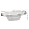 HAKIDZEL Ergonomic Sitz Bath Basin with Anti-Overflow Large Space Toilet Seat Soaking Bowl for Postpartum Care Elderly Patients and Perineal Relief Comfortable Warm Water Cleaning view 2