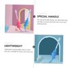 HAKIDZEL 8Pcs Cartoon Toothbrush Soft Bristles Teeth Cleaner with Handle Safe PP Pbt Material Portable for Home Travel Random Color view 3