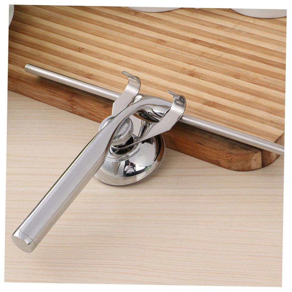 CONGARTENO Stainless Steel Glass Squeegee with Zinc Alloy Holder and Flexible Rubber Blade Wall-Mounted Suction Cup Installation Multi-Purpose Window Wiper for Bathroom Car Kitchen and