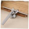 CONGARTENO Stainless Steel Glass Squeegee with Zinc Alloy Holder and Flexible Rubber Blade Wall-Mounted Suction Cup Installation Multi-Purpose Window Wiper for Bathroom Car Kitchen and view 1
