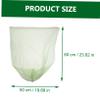 HAKIDZEL 100Pcs Biodegradable Garbage Bags Thickened Compost Bags for Home Kitchen Hotel Use Corn Starch Disposable Waste Liners with Convenient Tear Design Extra Strong and Odor- Light view 2