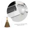 Beatifufu Delicate Small Hand Straw Broom Desktop Cleaning Tool for Home and Car Interior Natural Material Mini Dust Sweeper for Keyboard Laptop Bed and Handy Countertop Brush Random Color view 3