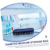 BCOATH Insulin Travel Case Portable Medical Cooler Bag Lightweight Insulin Organizer with Easy-Open Zipper for Diabetic Medication The Go view 2