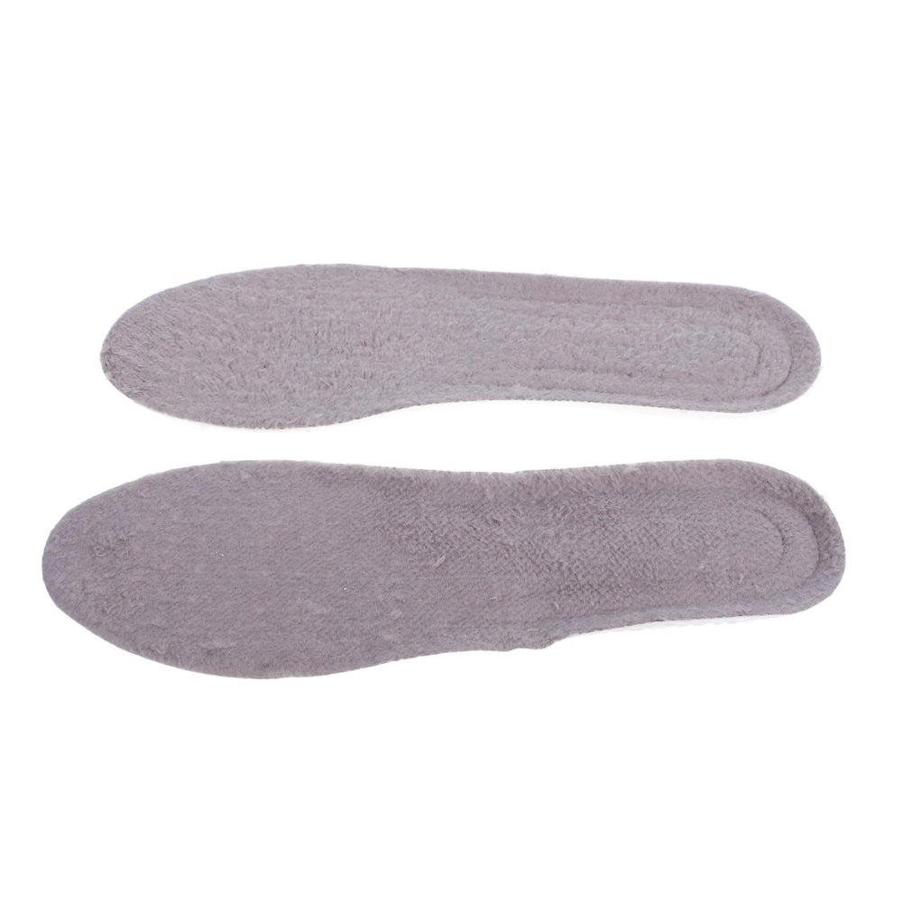 LALADEFIEE Self-Heating Winter Shoe Insoles Thickened Soft Warm Replacement Inserts for Boots Sneakers Breathable Shock Absorption Cozy Furry Liners for Men Women