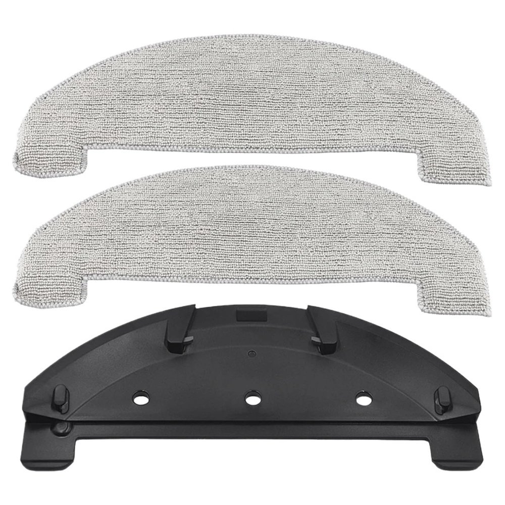Vacuum Mop Pads Kit Mop Bracket ReplacementCompatible For UltenicD10 For T10Compatible For LiteQ8 Q8max Vacuum Cleaner Replacement Accessories(3pcs)