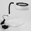 10X Desktop Metal Hose Magnifier, 21 LED Lights Cold and Warm Light Illuminated Magnifier, Hands Free Reading, Seniors, Hobbies, Crafts view 3
