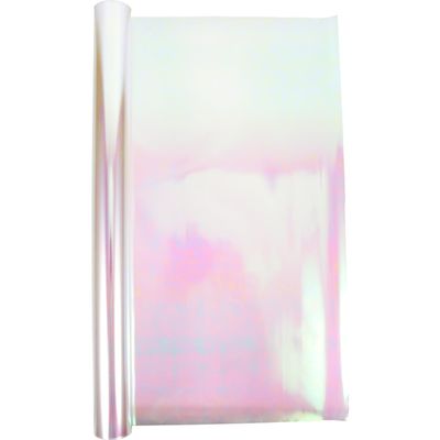 Beatifufu Iridescent Colored Cellophane Wrapping Paper Mil Thick Yards Bouquet Wrapper for Flowers Baskets DIY Crafts Decorative Packaging