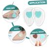 PLAFOPE 3 Pairs Foot Pads High Elastic Shock Absorbing Metatarsal Cushions with Adhesive Backing for Relief Comfortable Forefoot Support in Shoes for Men and Women view 2