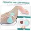 PLAFOPE 3 Pairs Foot Pads High Elastic Shock Absorbing Metatarsal Cushions with Adhesive Backing for Relief Comfortable Forefoot Support in Shoes for Men and Women view 3