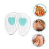 PLAFOPE 3 Pairs Foot Pads High Elastic Shock Absorbing Metatarsal Cushions with Adhesive Backing for Relief Comfortable Forefoot Support in Shoes for Men and Women view 4