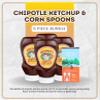 4x Ketchup Chipotle 14OZ Bundle with Spoon Corn Starch 24PC Smoky Tomato Sauce with Chipotle Peppers and Corn Starch for Cooking and Flavor Balance Gift Set (5 Items) view 2