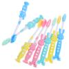 HOLIDYOYO 32pcs Travel Toothbrush Kit Colorful Cartoon Animal Design Soft Bristles Tooth Brush Bulk for Boys and Encouraging Healthy Brushing Habits view 1