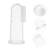 COOLHIYA 3pcs Finger Toothbrush Premium Silicone Teeth Cleaner Soft Bristles Easy-Grip for Healthy Gums and Stain Removal Suitable for Teething and Oral Care view 4