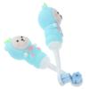 HOLIDYOYO 2pcs Manual Toothbrush for Soft Bristles Bear-Shaped Handle Ergonomic Design Cute Cartoon Toothbrush for Ages Comfortable Grip for Hands Oral Care Tool view 1