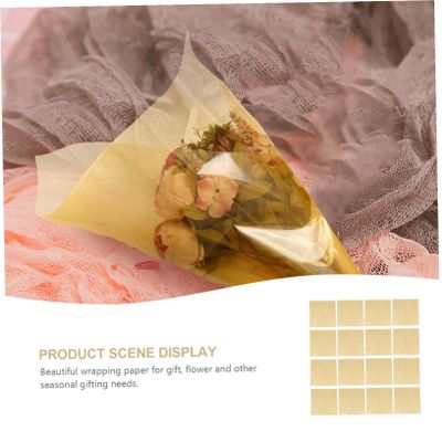 Beatifufu 20pcs Solid Color Cellophane Wrapping Paper for Flower Bouquets Packaging and DIY Crafts Tear-resistant Decorative Wrap for Weddings Birthdays and Special Occasions