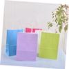 CONGARTENO 50Pcs Purple Kraft Paper Handle Bags Recyclable Gift for Retail Shopping Party Favor Merchandise Kraft Packaging Bags view 3
