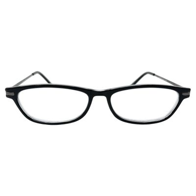 Incredible Bargains The Sorrento Luxury Reading Glasses for Men & Women + 3.00 Midnight Onyx