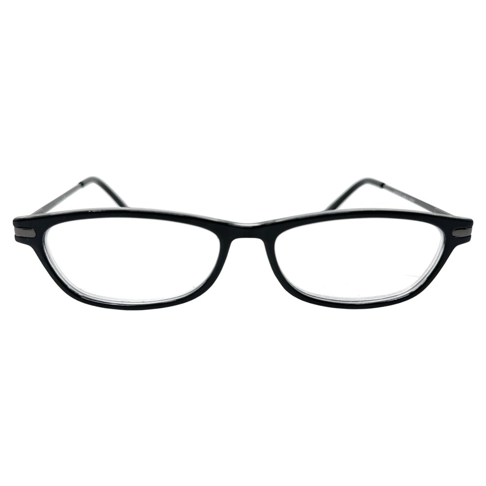 Incredible Bargains The Sorrento Luxury Reading Glasses for Men & Women + 3.00 Midnight Onyx