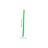 HAKIDZEL 100pcs Thick Plastic Drinking Straws Flat Mouth Design PP Material for Smoothies Milkshakes Cocktails Parties and Bar Supplies in Green view 2