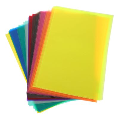 50 Sheets Cellophane Sheets: Translucent A4 Colored Craft Paper for DIY Wrapping Art Projects Light Diffusing Film Kindergarten Handicrafts and Festival Decoration