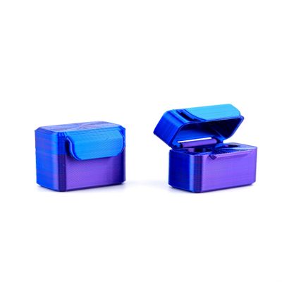 2 Pack | Mini Small Compact Travel Storage Case for Scleral Lens Tools, USA Made (RGB Metallic)
