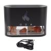 250ml Air Diffuser Humidifier, 7 Colors Aromatherapy Diffuser with 3D Simulation Effect, ABS and Salt Stone Material, and for Home Use, view 1