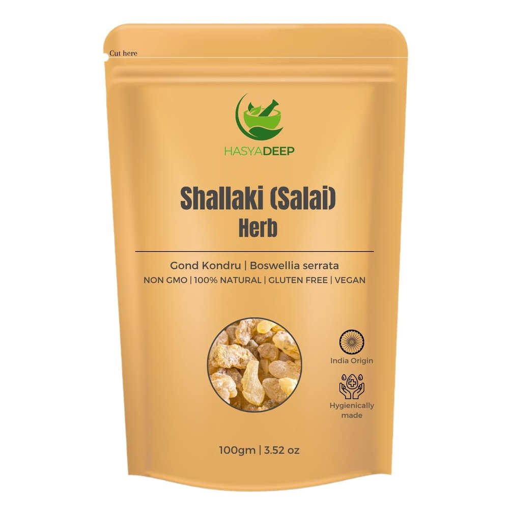 Hasyadeep Shallaki Gum Resin | Salai | Boswellia serrata | Traditional Ayurvedic Herb (900gm/31.75)