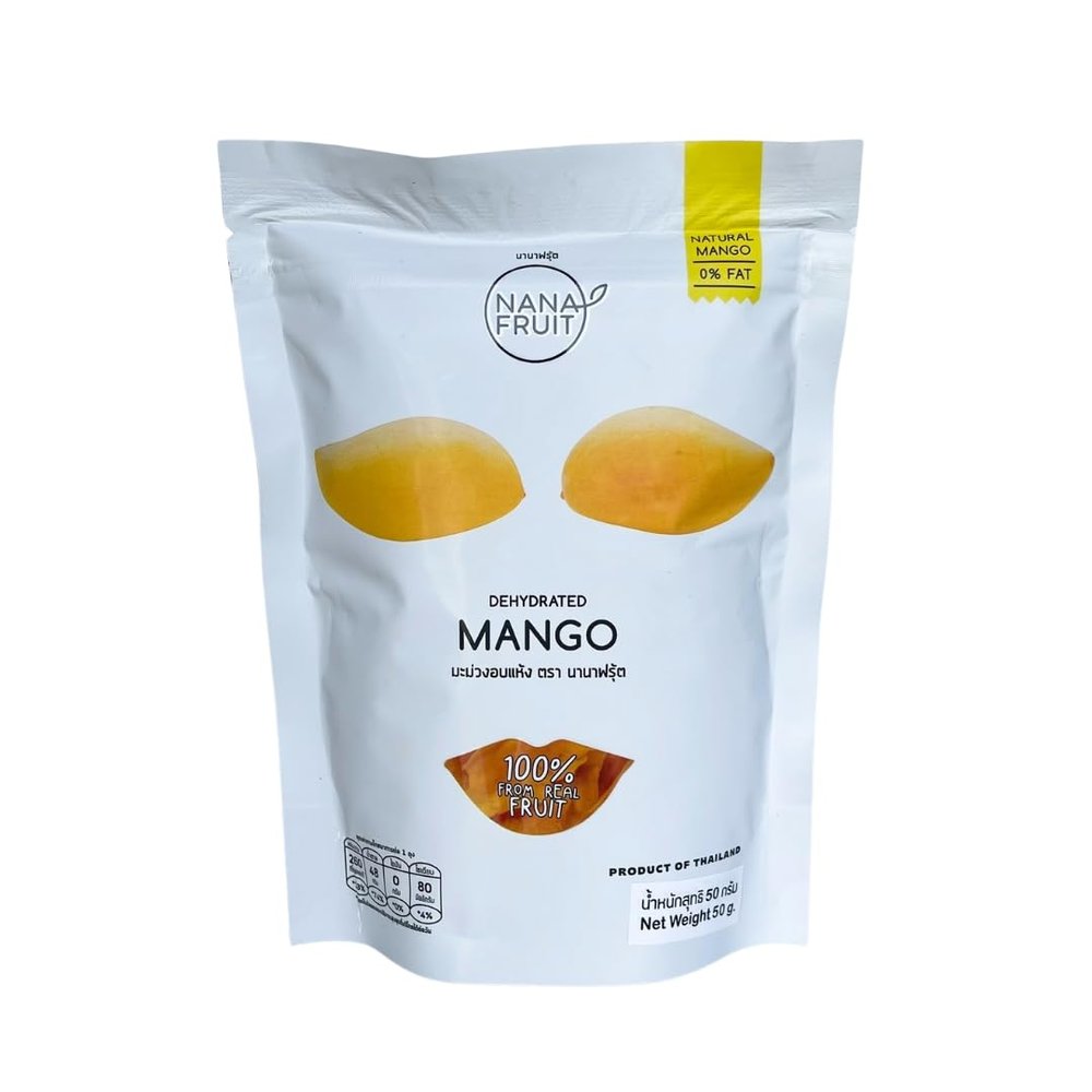 Dried Mango Slices 70g x 3 Pack Natural Dehydrated Mango Snack, Tropical Thai Fruit